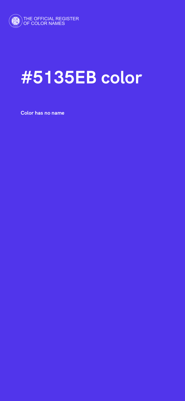 #5135EB color image