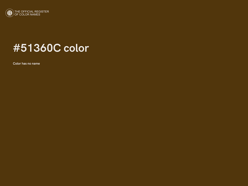 #51360C color image