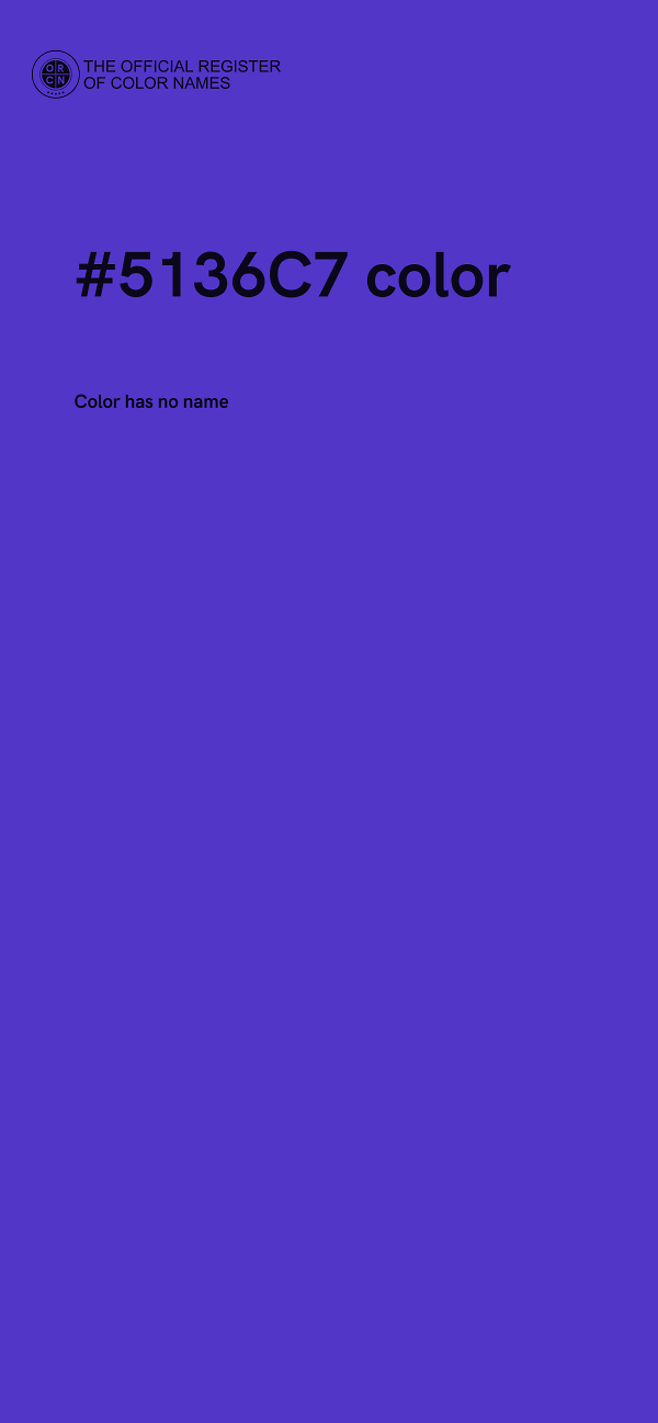 #5136C7 color image
