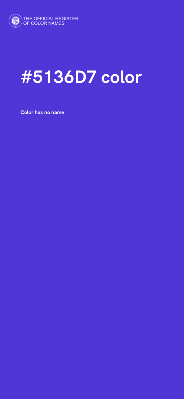 #5136D7 color image