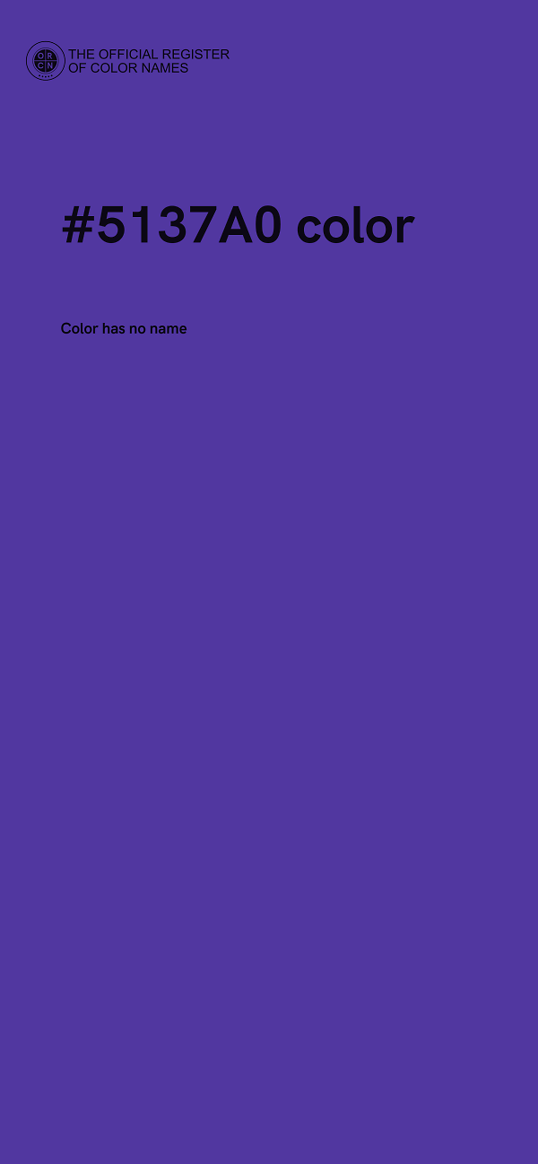 #5137A0 color image