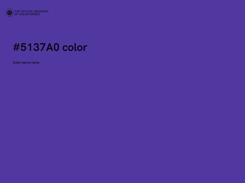 #5137A0 color image