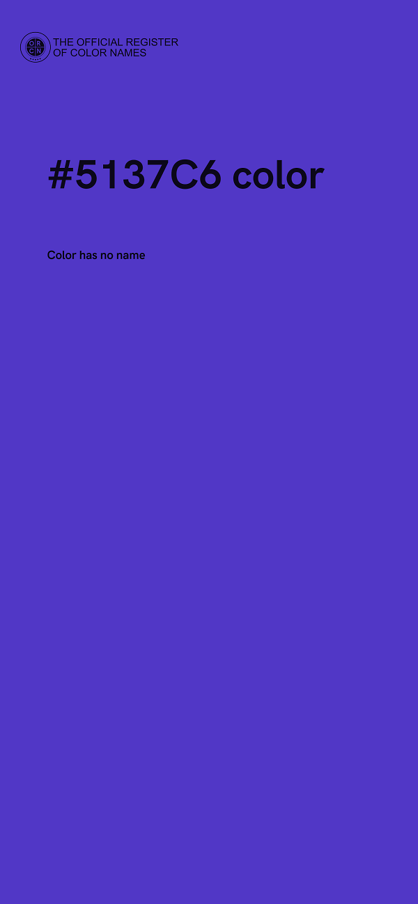 #5137C6 color image