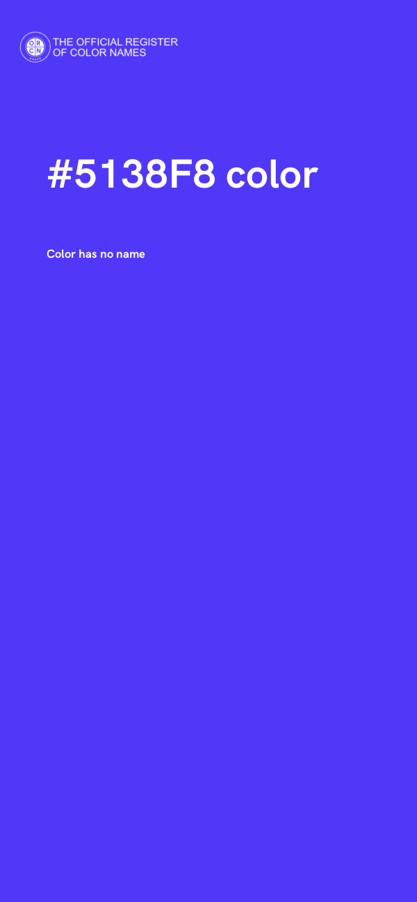 #5138F8 color image