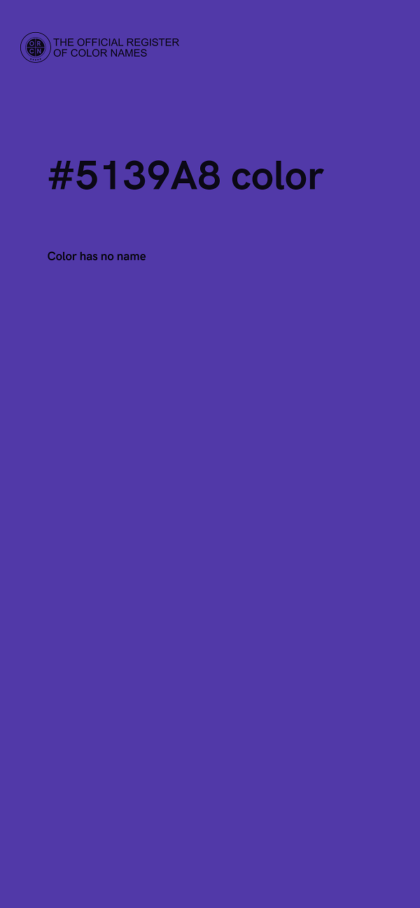 #5139A8 color image