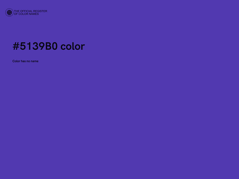 #5139B0 color image