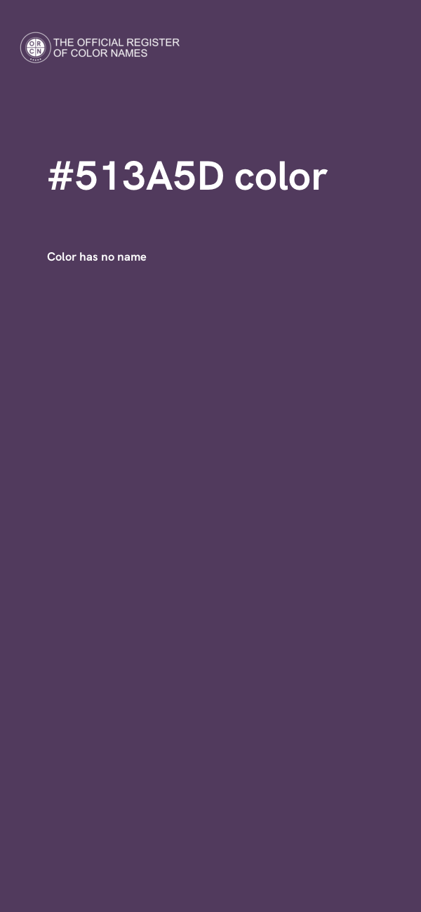 #513A5D color image