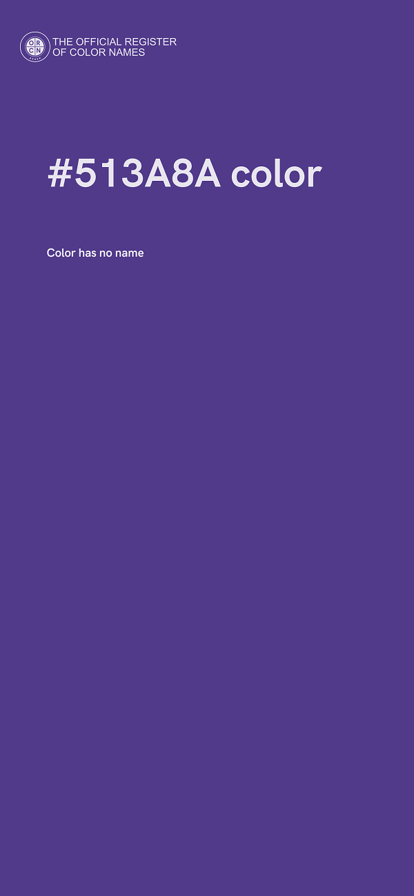 #513A8A color image