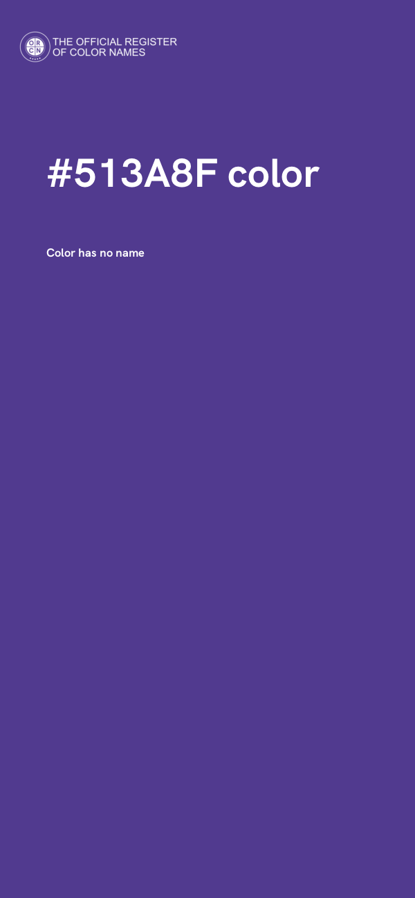 #513A8F color image