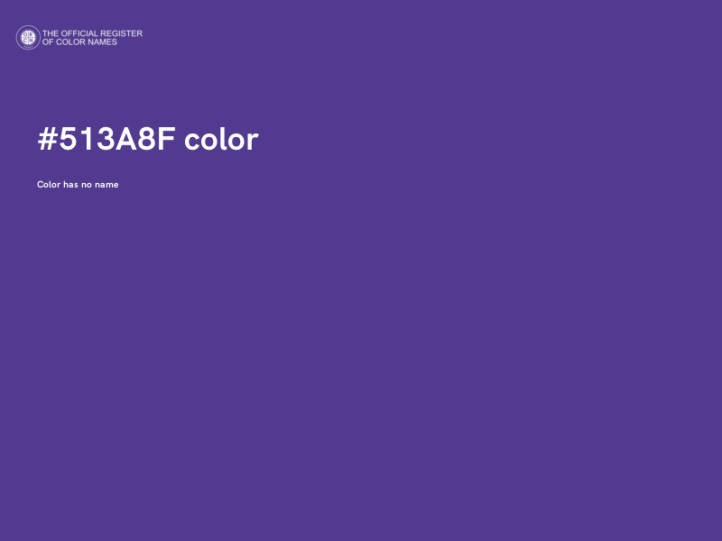 #513A8F color image