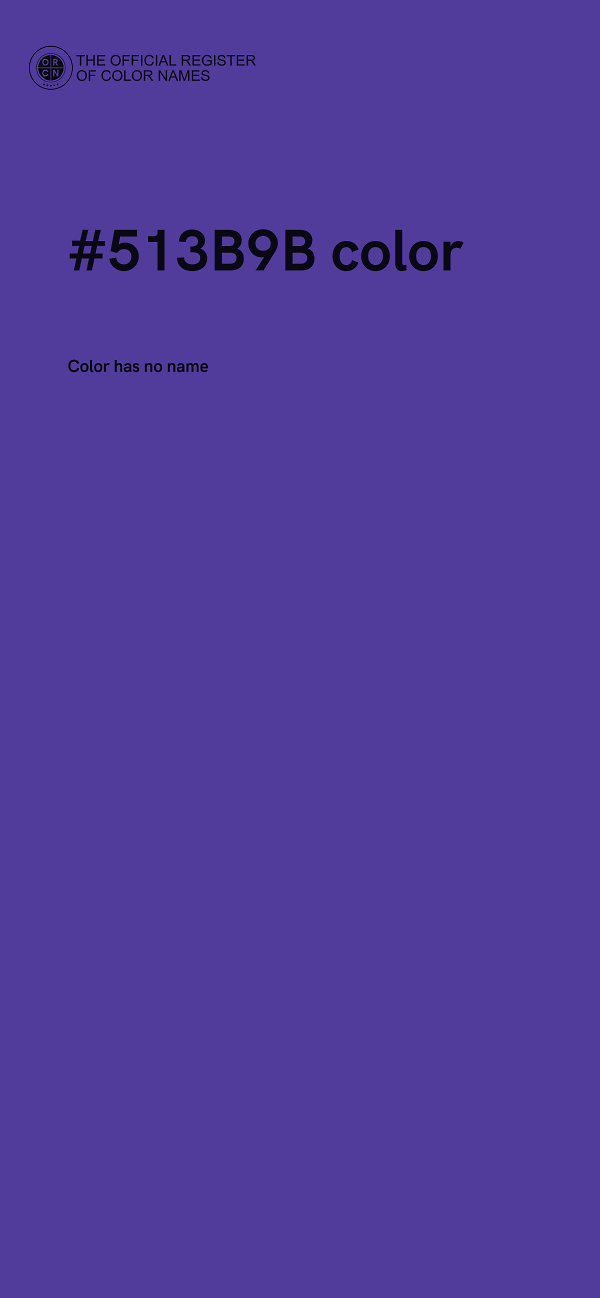 #513B9B color image