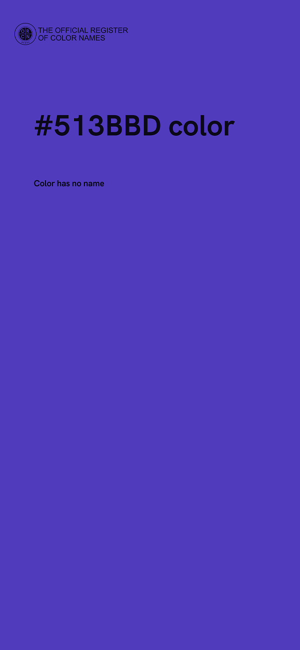 #513BBD color image