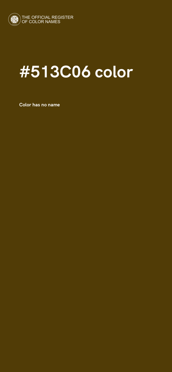#513C06 color image