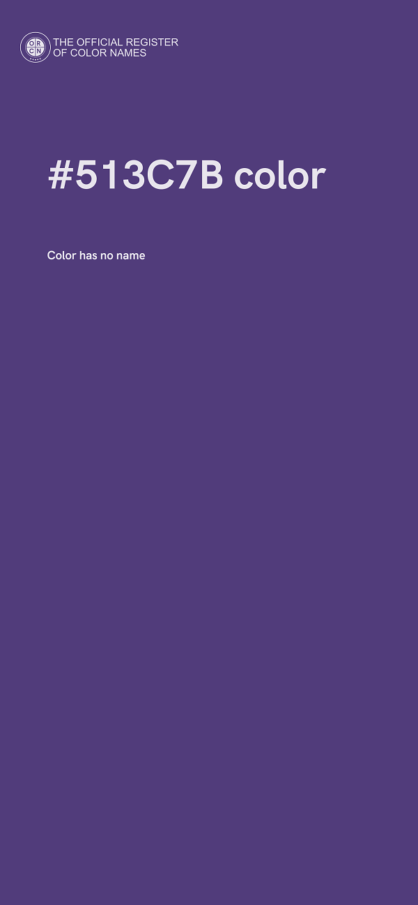 #513C7B color image