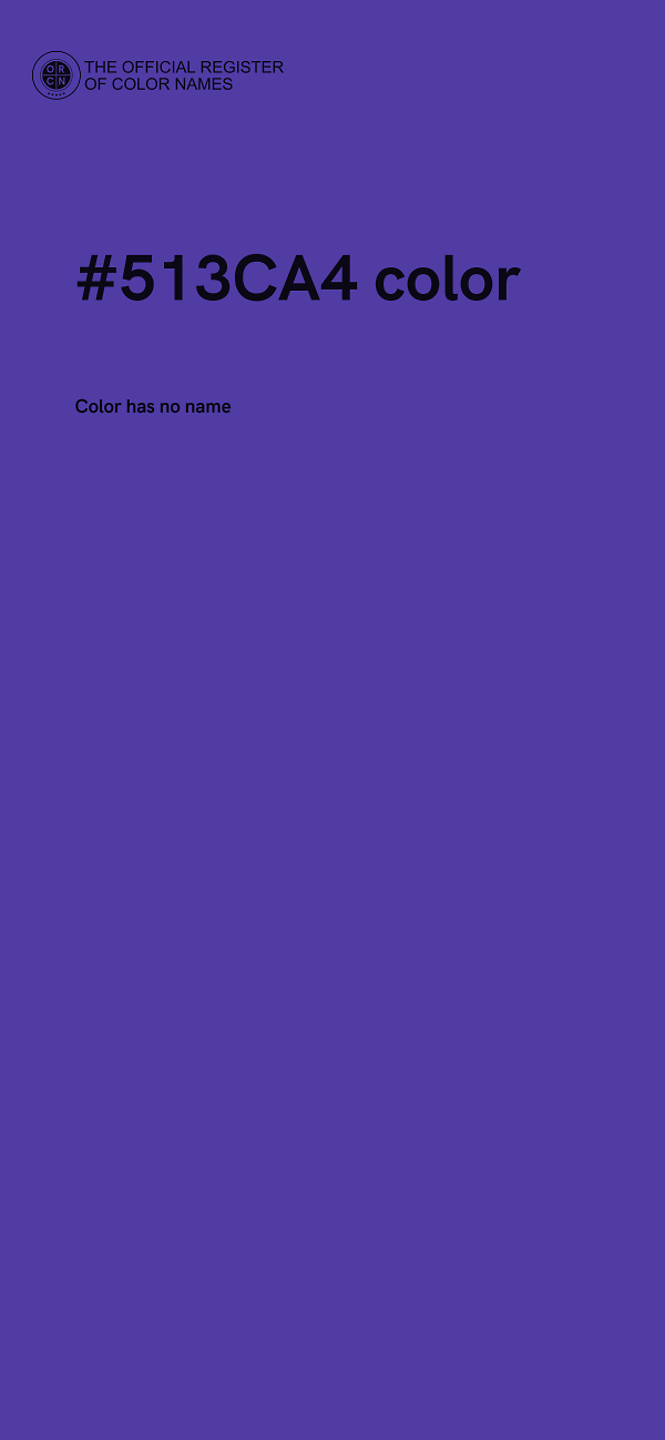 #513CA4 color image