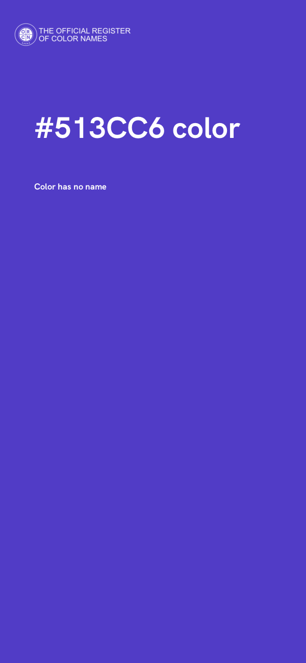 #513CC6 color image