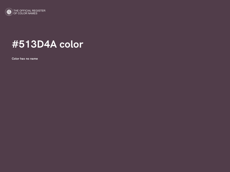 #513D4A color image