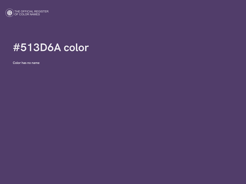 #513D6A color image