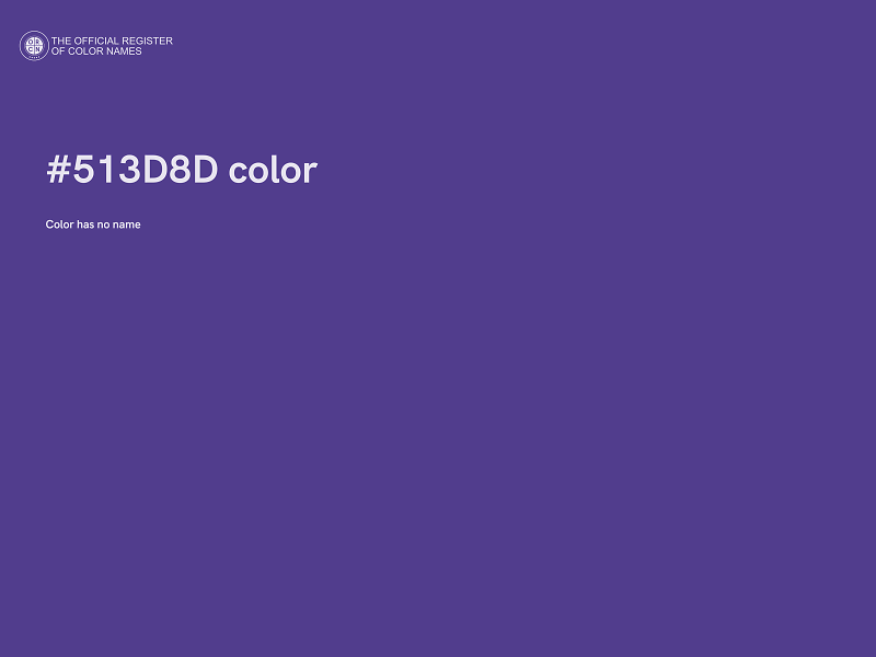 #513D8D color image