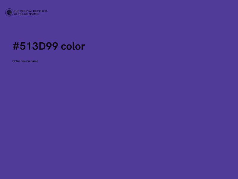 #513D99 color image