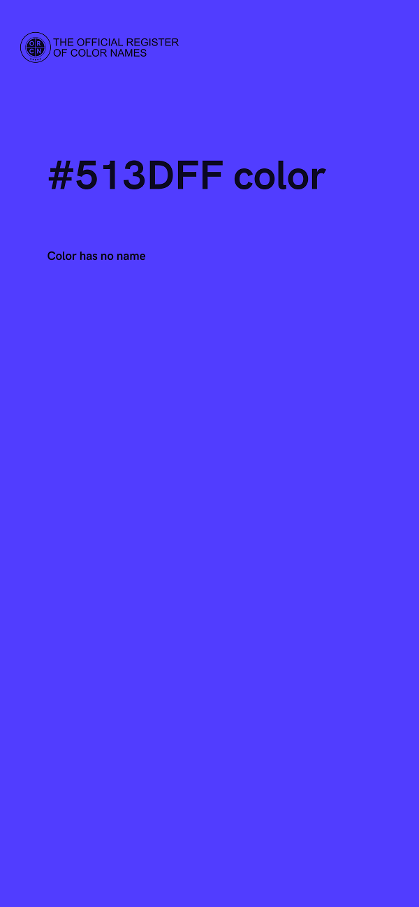 #513DFF color image