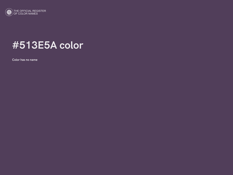 #513E5A color image