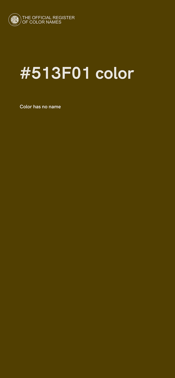 #513F01 color image