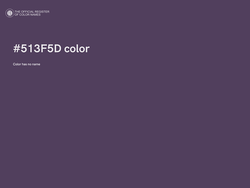 #513F5D color image