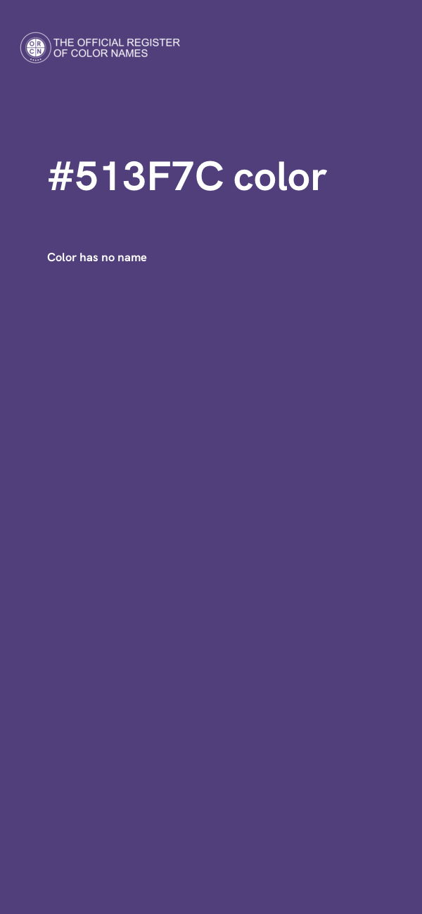 #513F7C color image