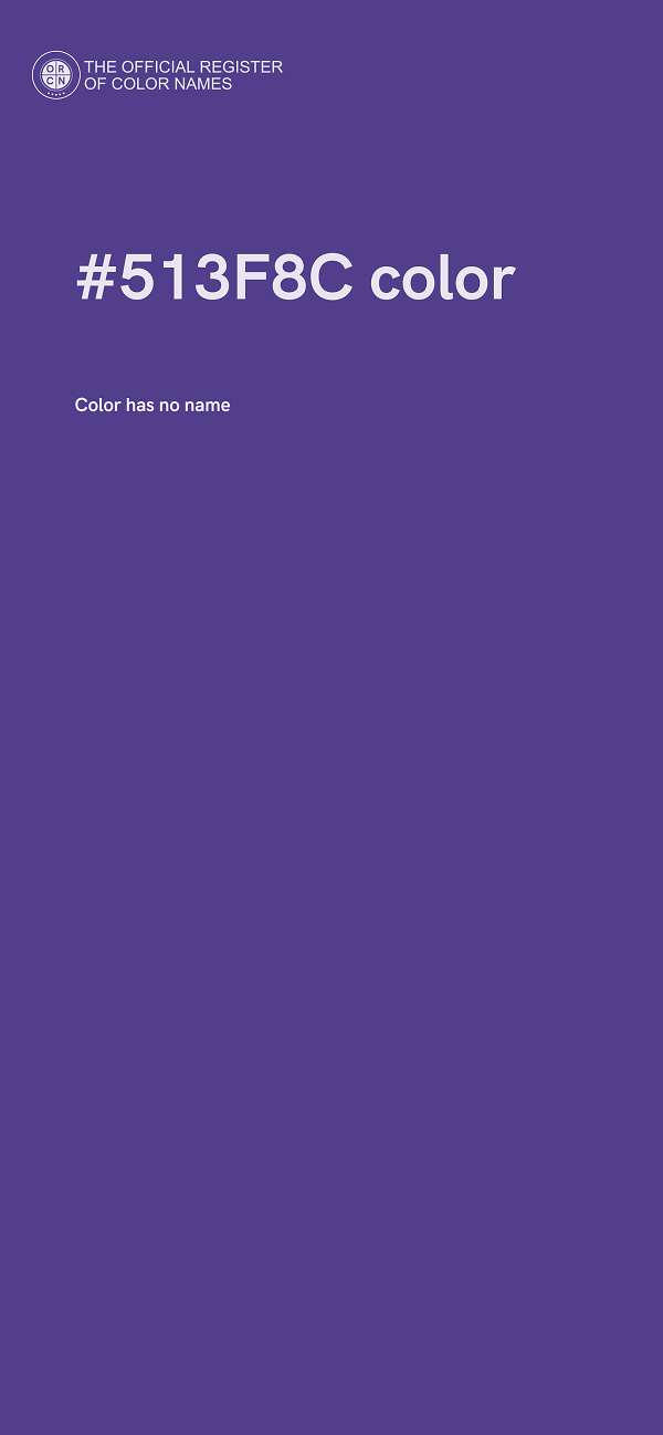 #513F8C color image