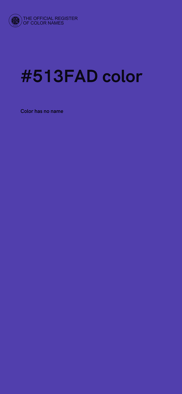 #513FAD color image