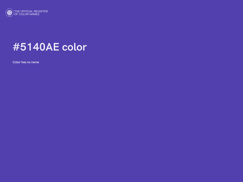#5140AE color image