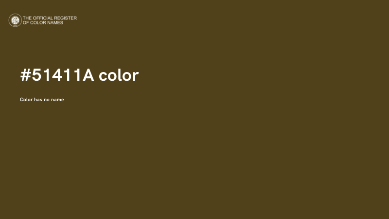 #51411A color image