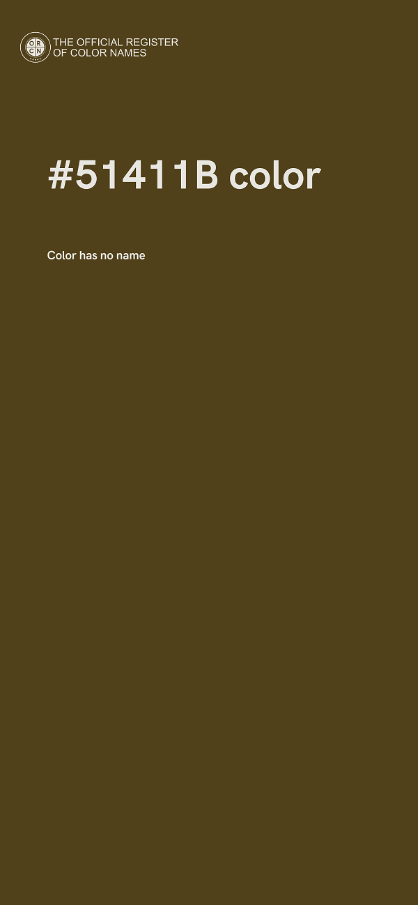 #51411B color image