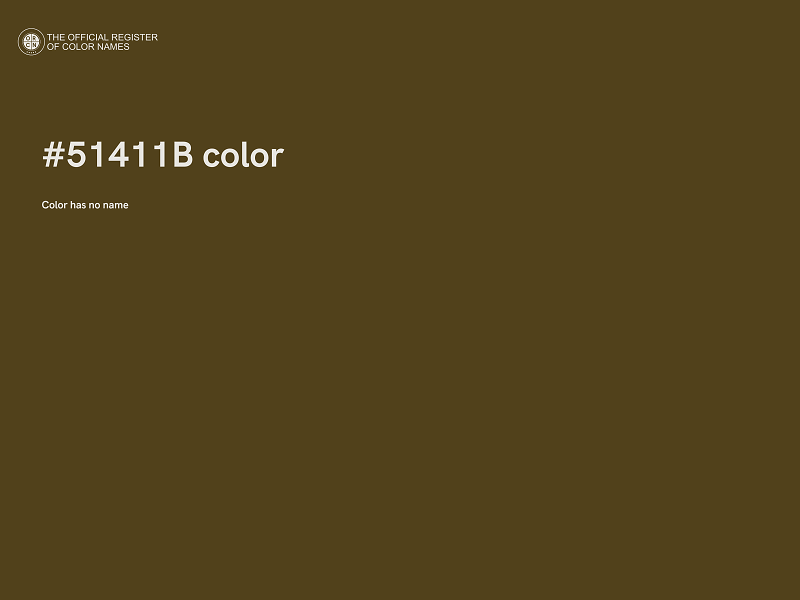 #51411B color image