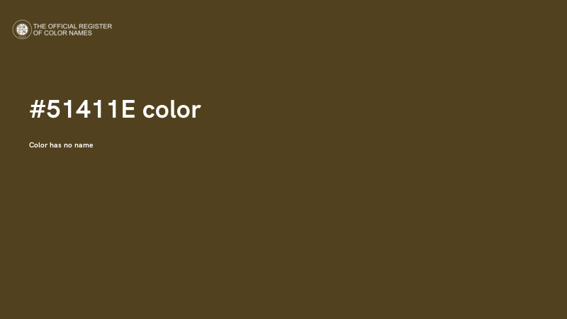 #51411E color image