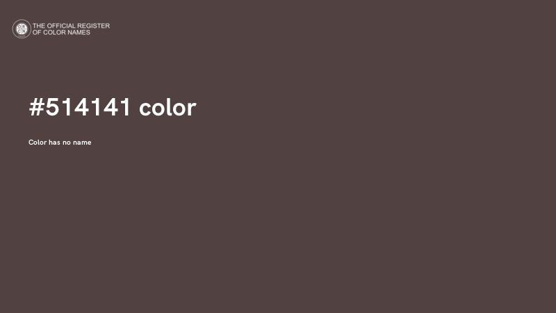 #514141 color image