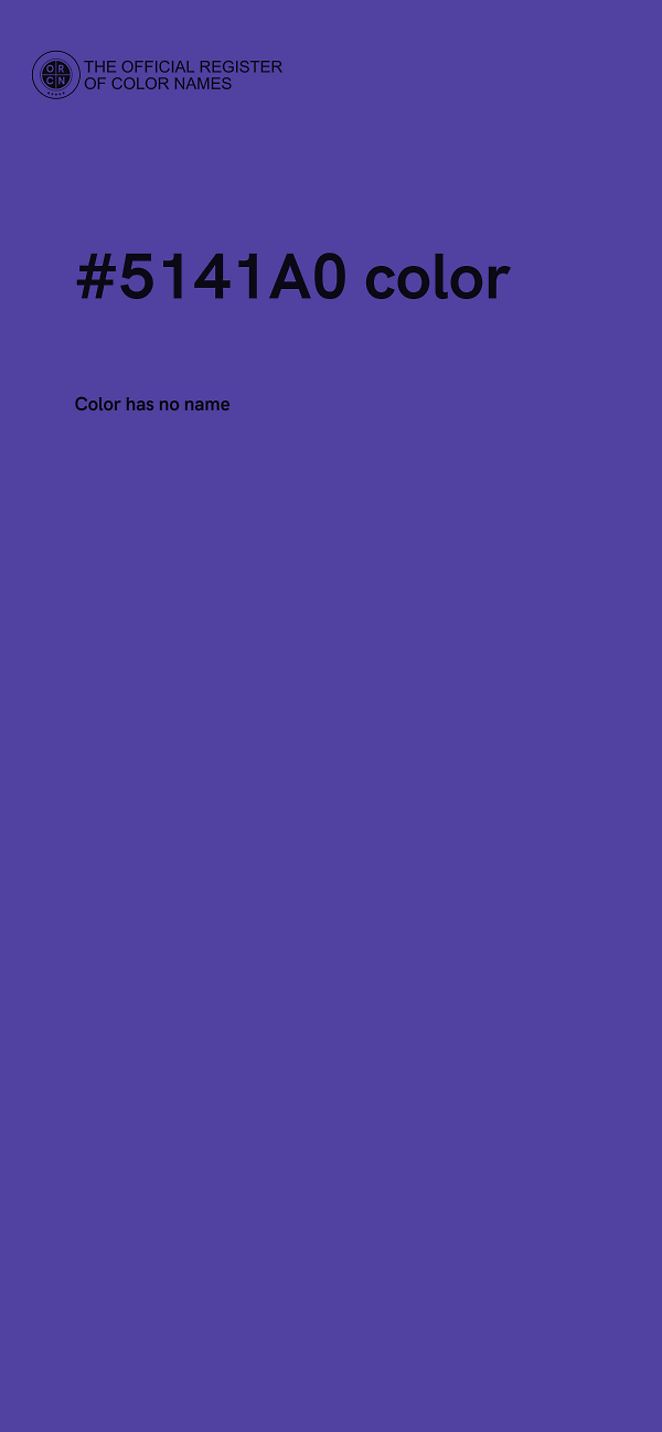 #5141A0 color image