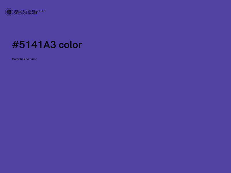 #5141A3 color image