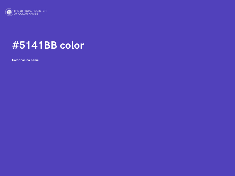 #5141BB color image