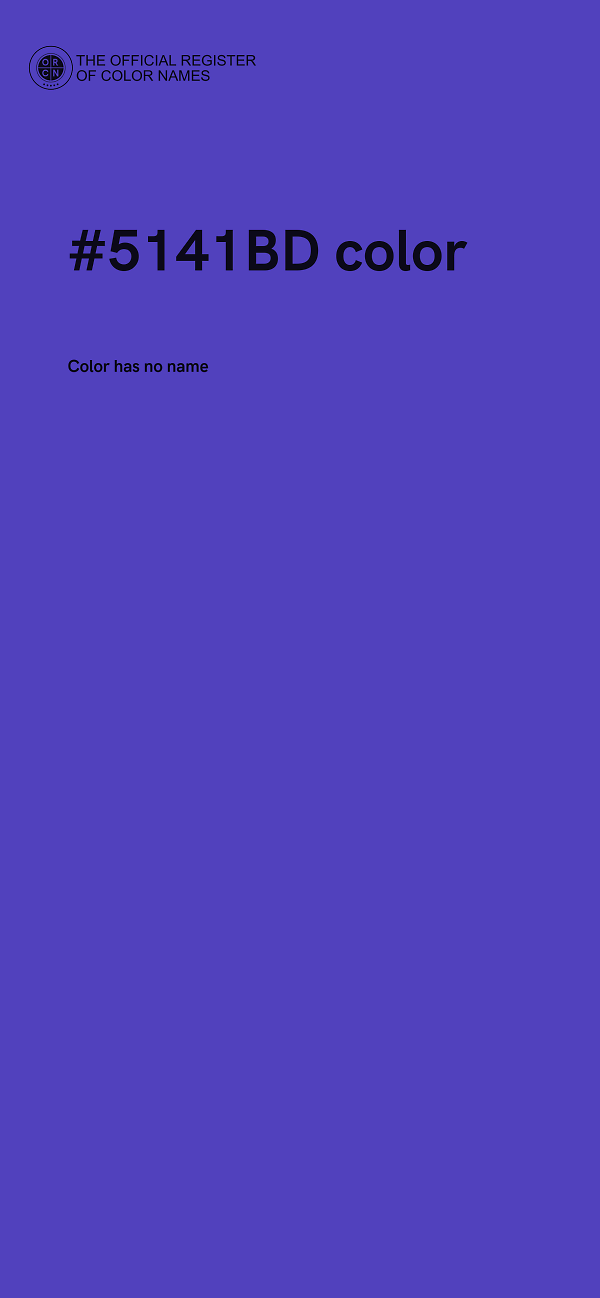 #5141BD color image