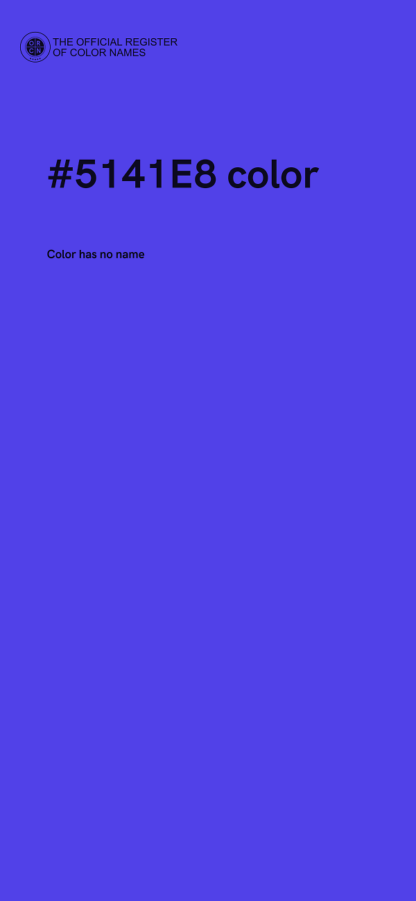 #5141E8 color image