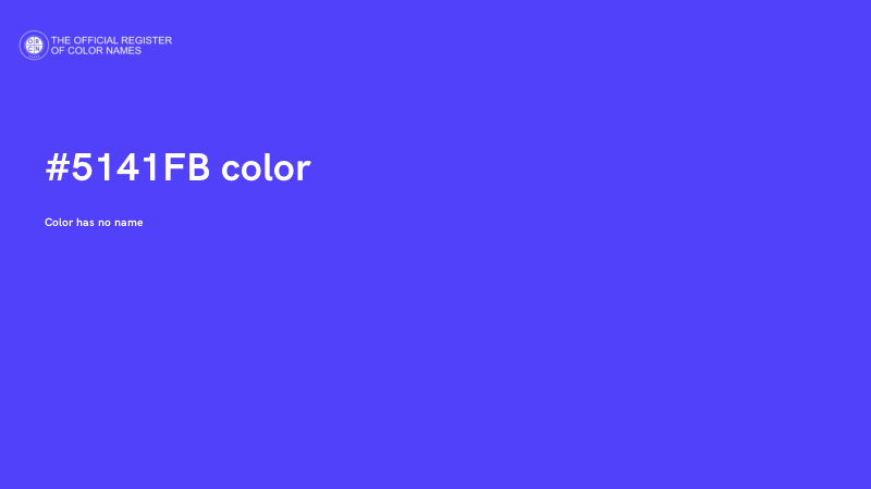#5141FB color image