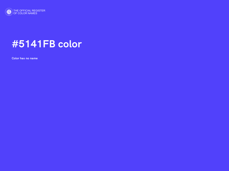 #5141FB color image