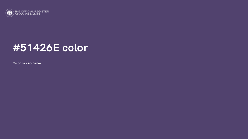 #51426E color image