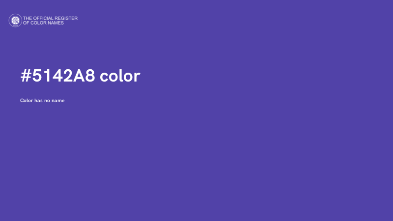 #5142A8 color image