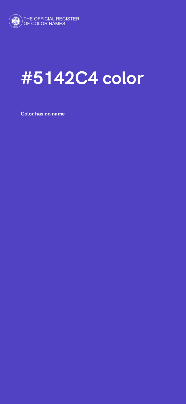 #5142C4 color image