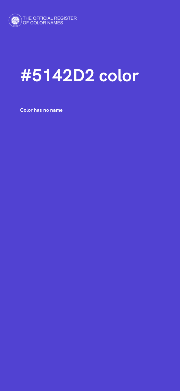 #5142D2 color image