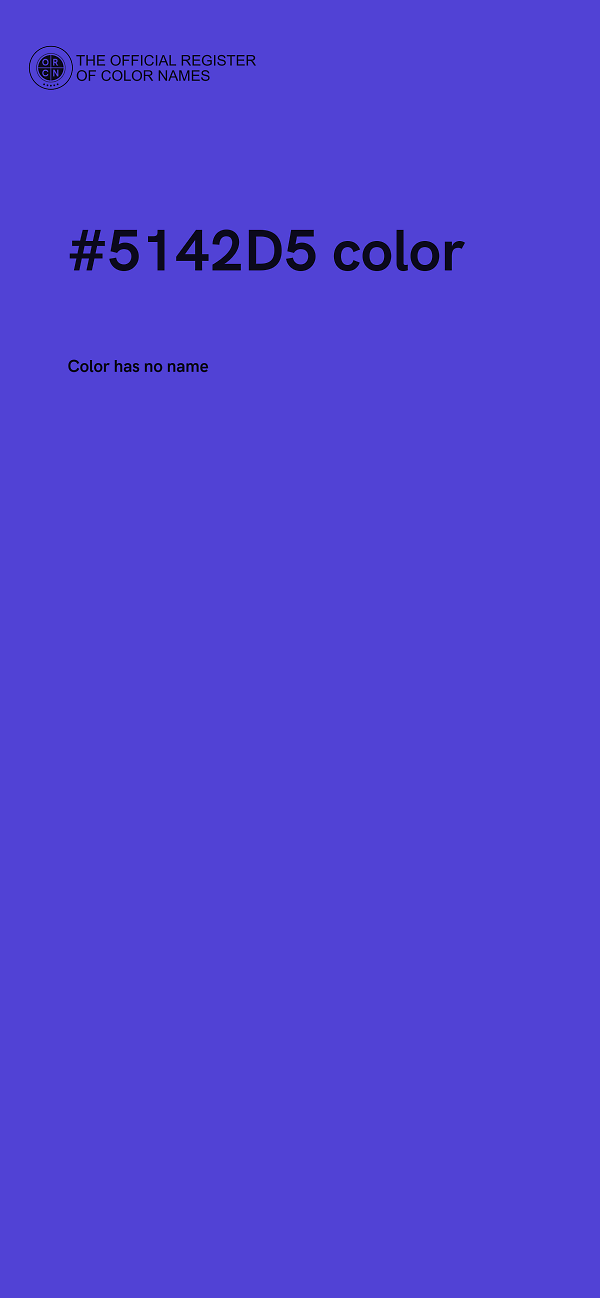 #5142D5 color image