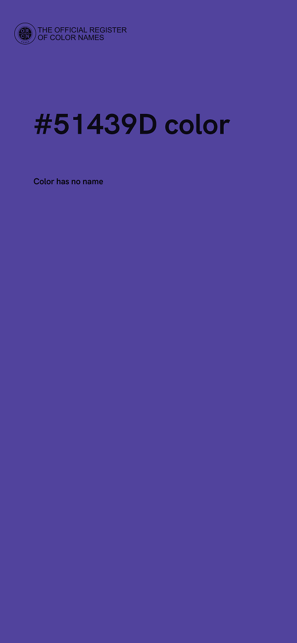 #51439D color image